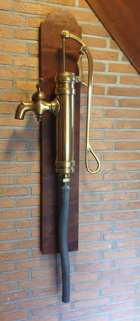 (T) Schippers pomp. Handpomp. Antiek. Koper. Decoratief., Antiek en Kunst, Ophalen, Koper