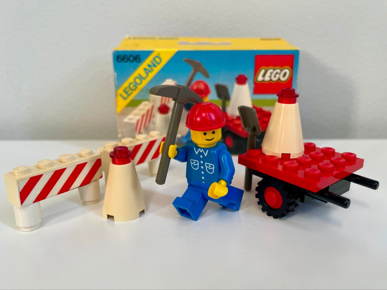 LEGO Legoland Set 6606 Road Repair, Kinderen en Baby's, Speelgoed | Duplo en Lego, Gebruikt, Lego, Ophalen of Verzenden, LEGOLAND