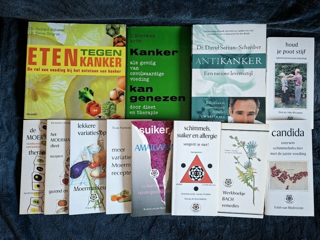Moerman BACH Candida Spiertesten kanker, Boeken, Ophalen of Verzenden, Zo goed als nieuw, Dieet en Voeding