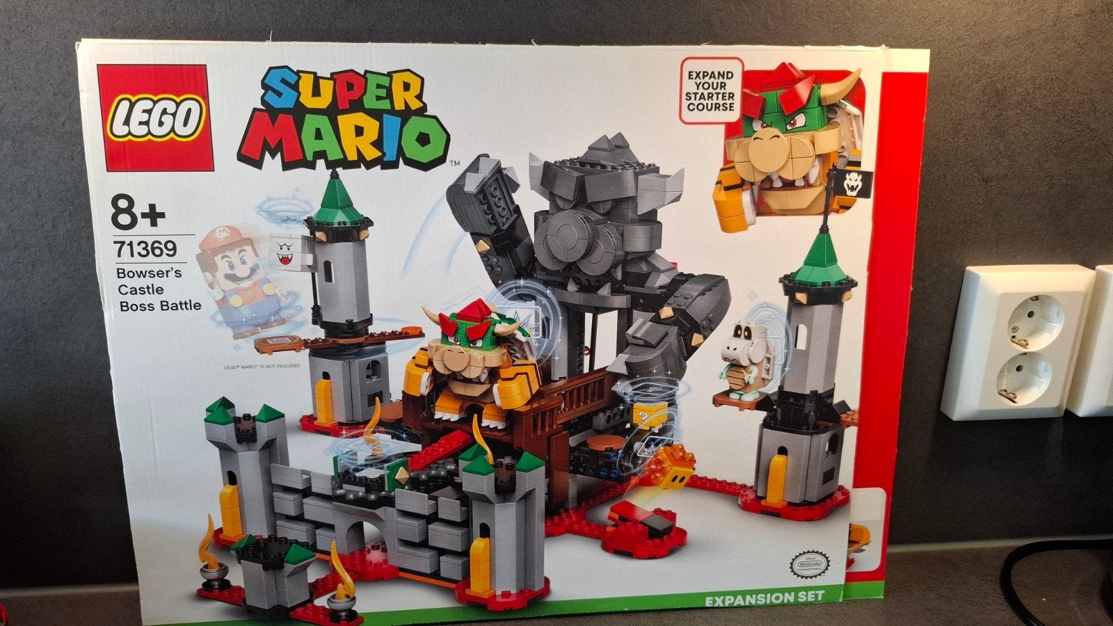 LEGO Super Mario Bowser Kasteel Eindbaasgevecht, Ophalen, Zo goed als nieuw, Overige merken