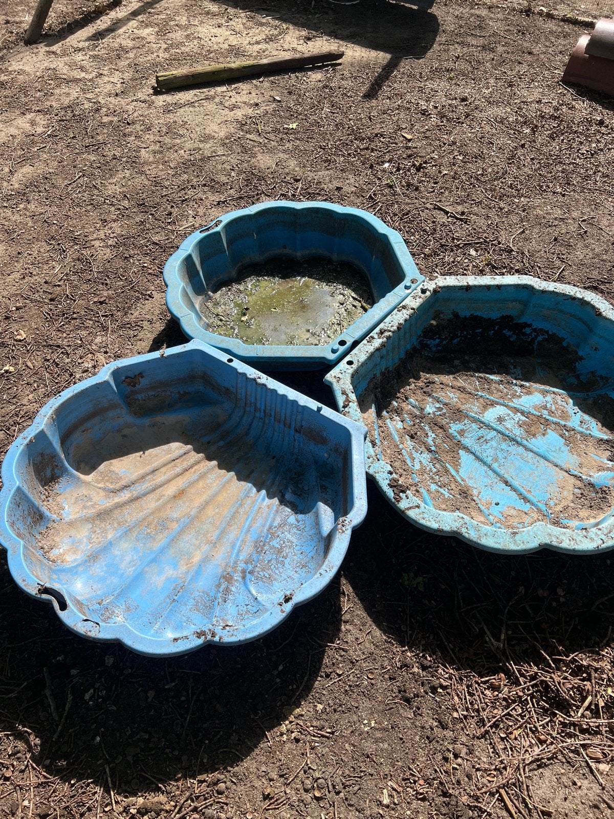 3 zand schelpen, Kinderen en Baby's, Speelgoed | Buiten | Zandbakken, Ophalen, Gebruikt