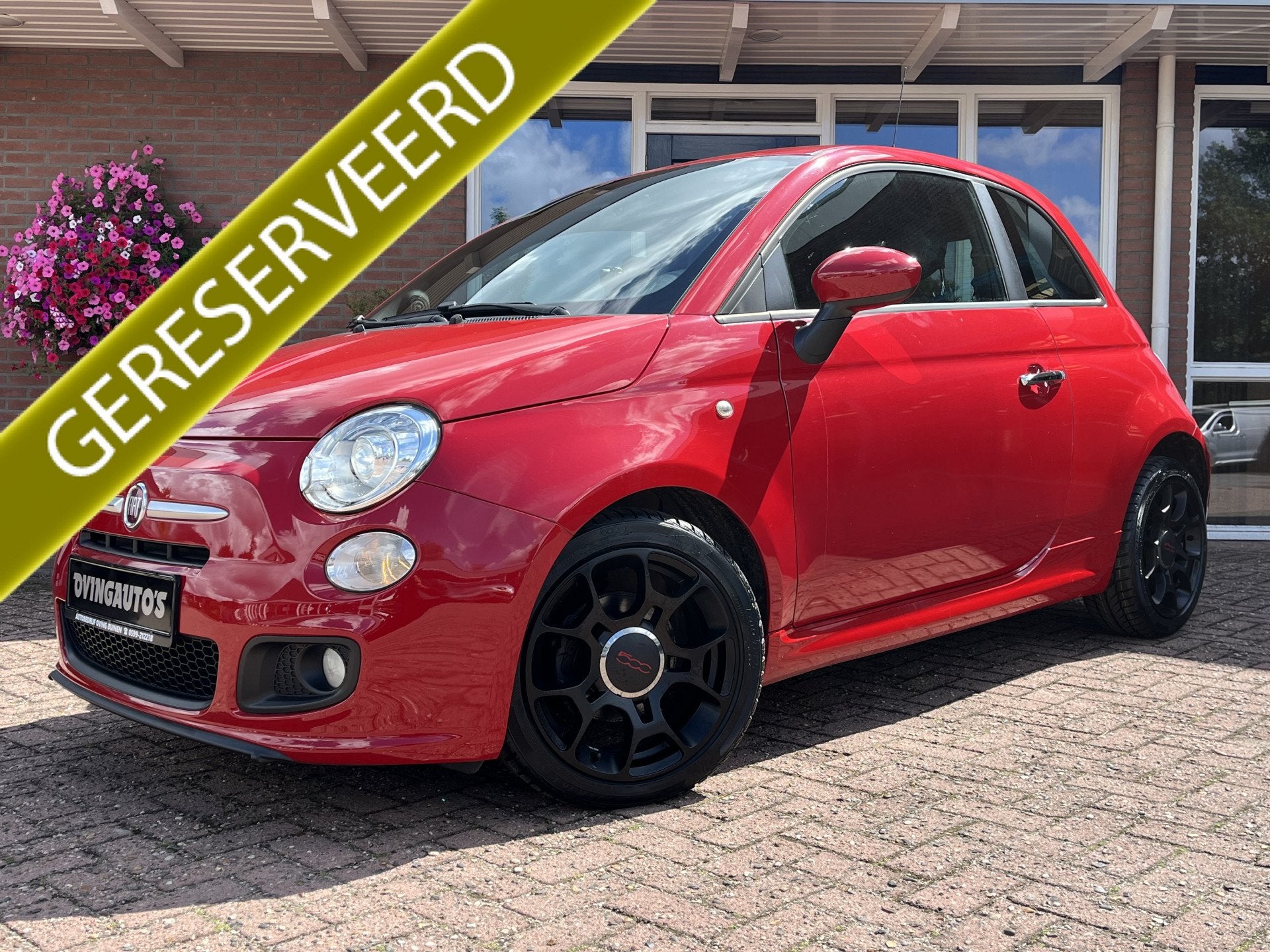 Fiat 500 0.9 TwinAir Turbo 500S Climate Control | Lederen be, Auto's, Voorwielaandrijving, Gebruikt, 905 kg, Bedrijf