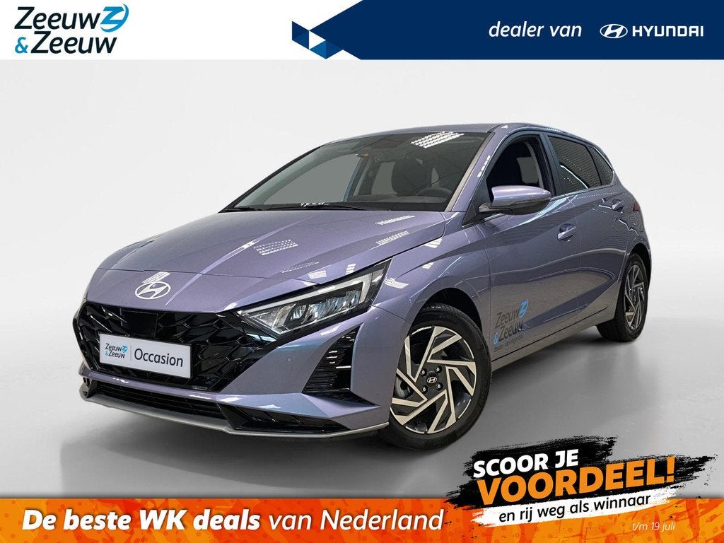 Hyundai i20 1.0 TURBO | PREMIUM | NAVI | CAMERA |, Auto's, Hyundai, Voorwielaandrijving, 12 maanden, Euro 6, Blauw
