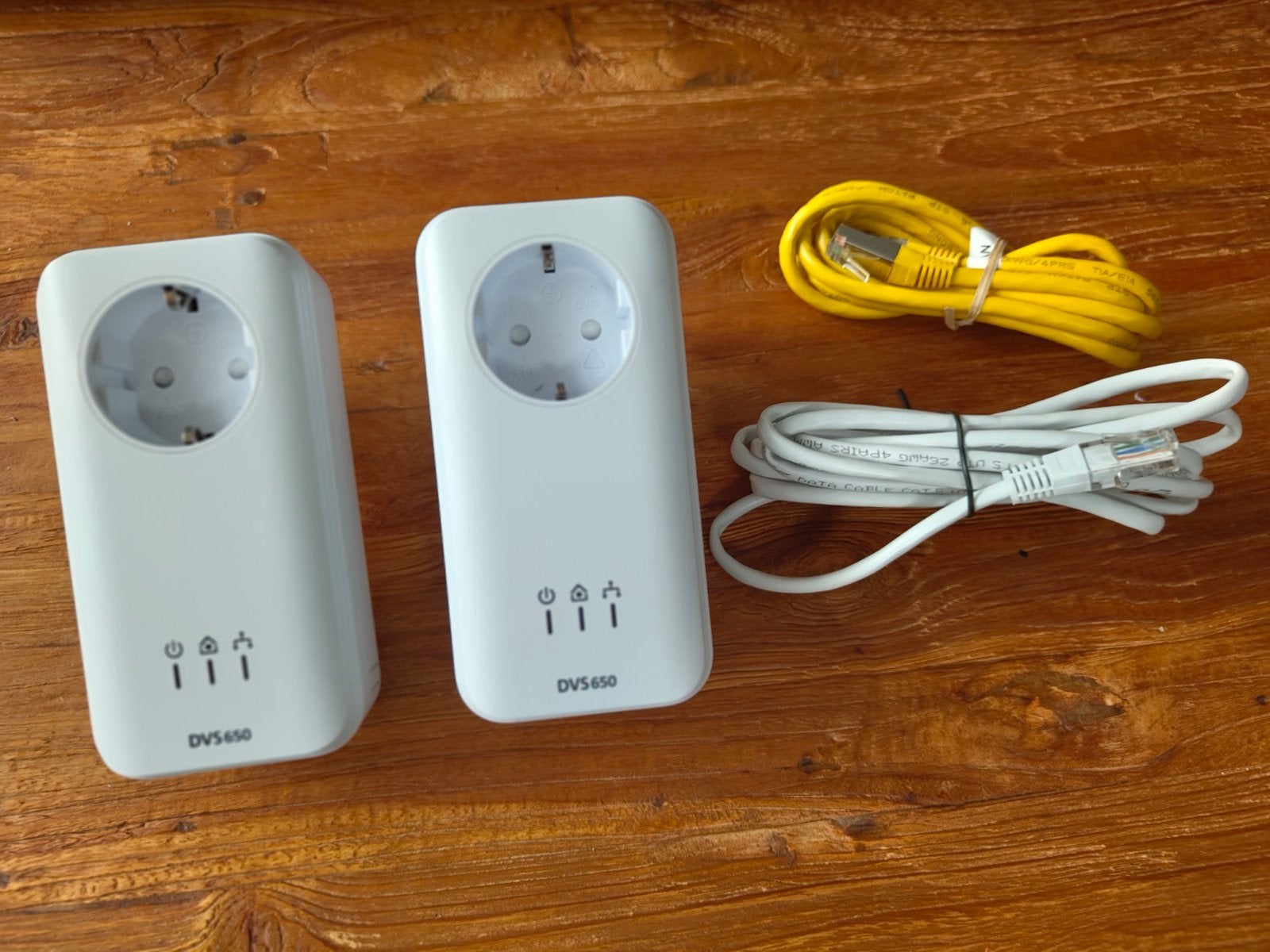 2x Devolo DVS 650 Powerline Adapters, Ophalen of Verzenden, Gebruikt, Devolo