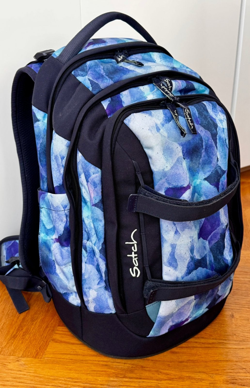 Satch schoolrugzak PACK Blurry Sky, 25 tot 40 cm, Zo goed als nieuw, Ophalen, Overige merken