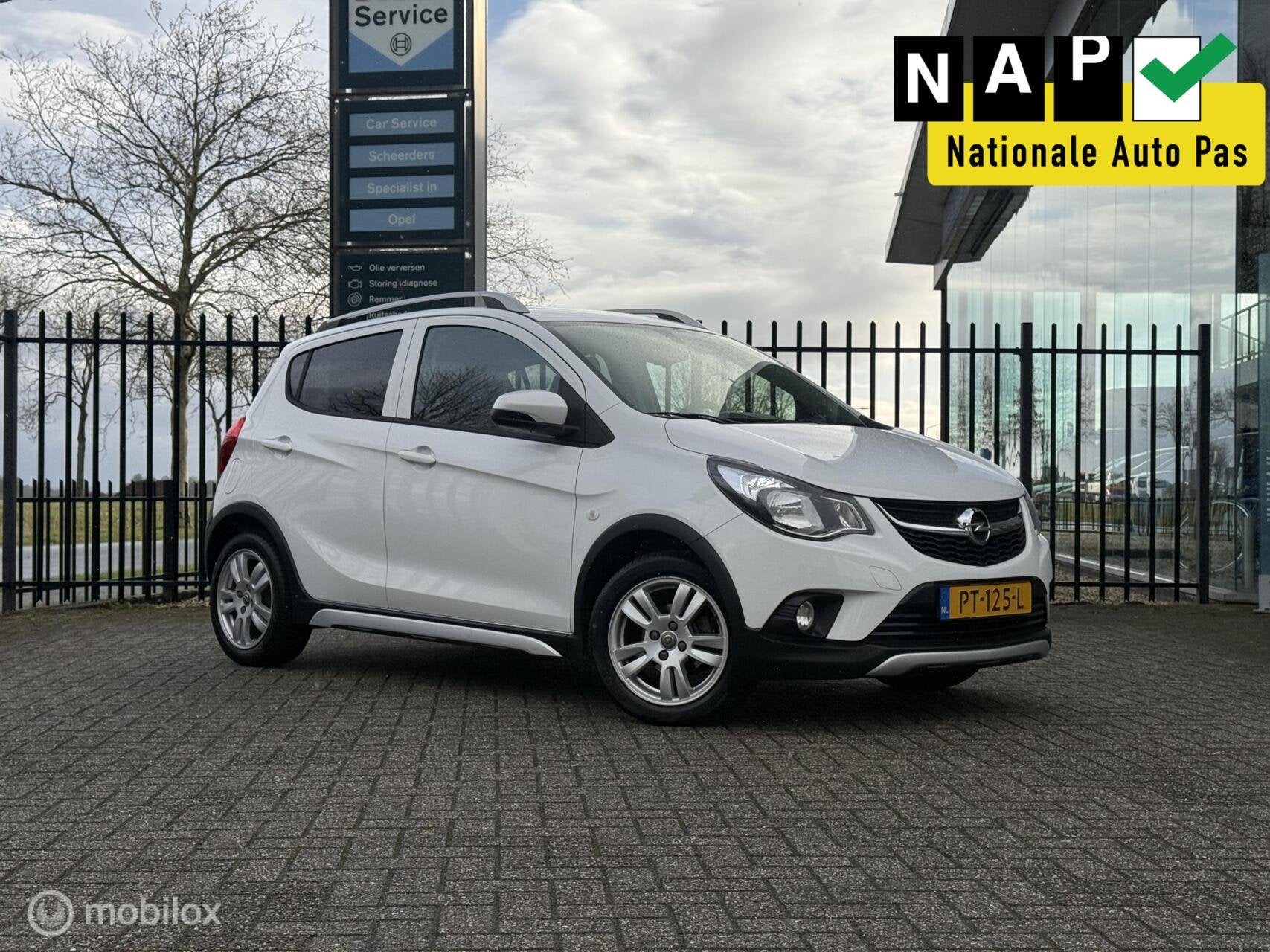 Opel KARL 1.0 Rocks | Parkeersensoren | Carplay | LED|Cruise, Voorwielaandrijving, Gebruikt, Met garantie (alle), Origineel Nederlands