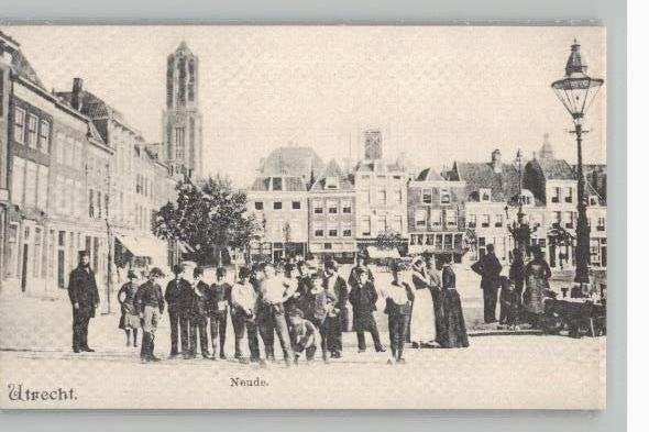 Utrecht Neude zie info, Ophalen of Verzenden, Voor 1920, Utrecht