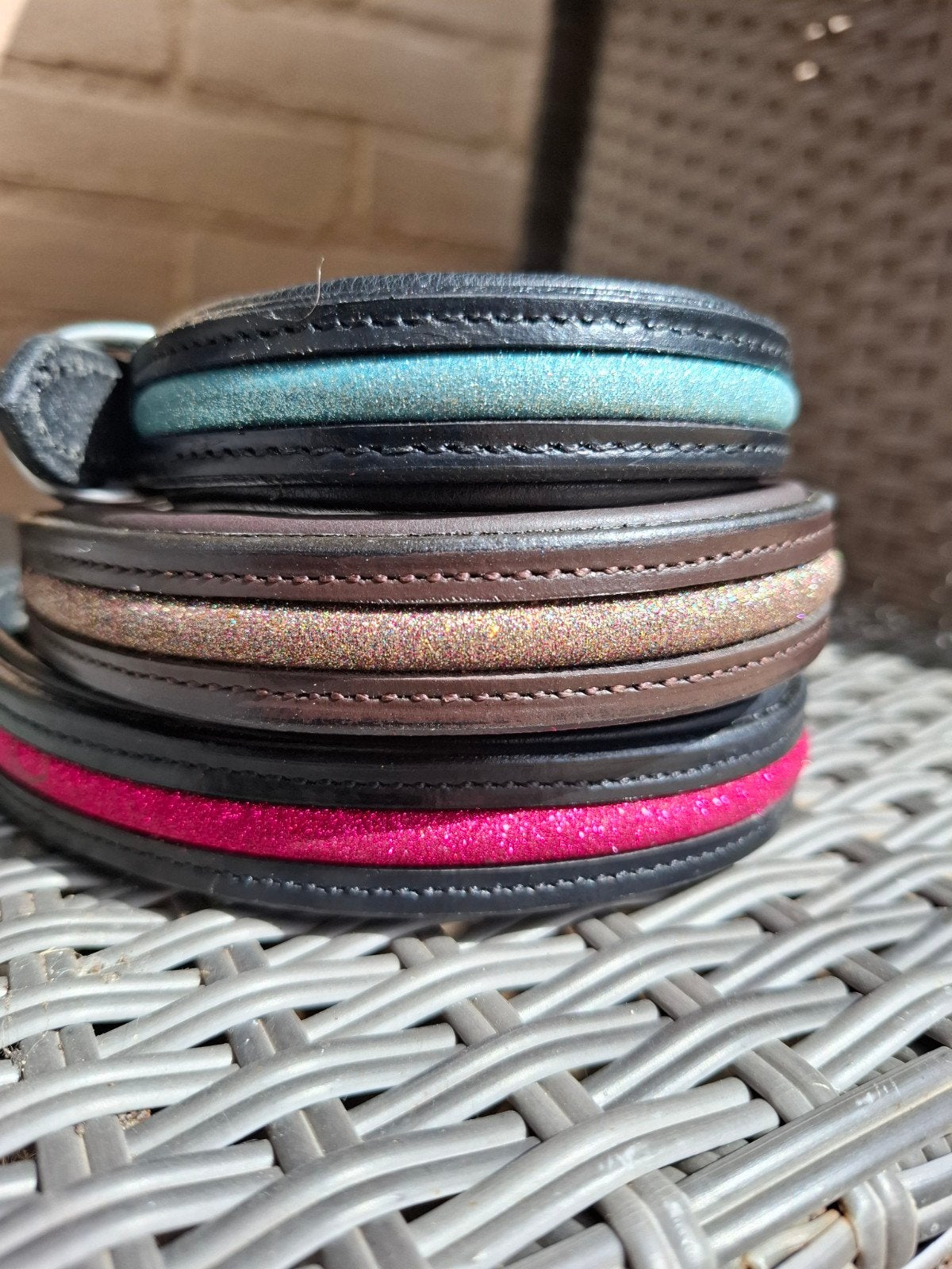 halsbanden glitter stripe, Dieren en Toebehoren, Ophalen of Verzenden, Nieuw