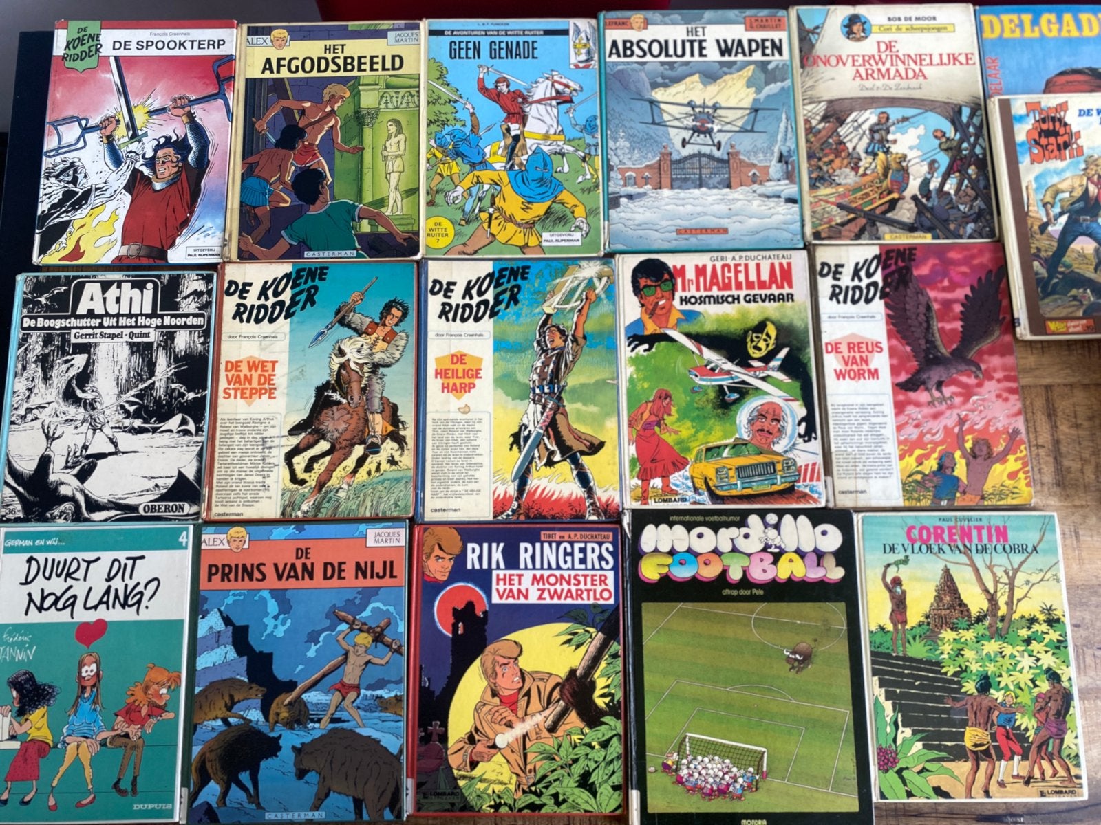 17 stripboeken diversen bibliotheek uitgaven, Meerdere comics, Ophalen of Verzenden, Gelezen, Europa