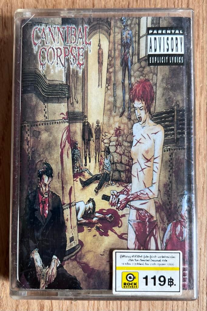 Cannibal Corpse - Gallery of Suicide Cassette (1998), Gebruikt, 1 bandje, Ophalen of Verzenden, Origineel