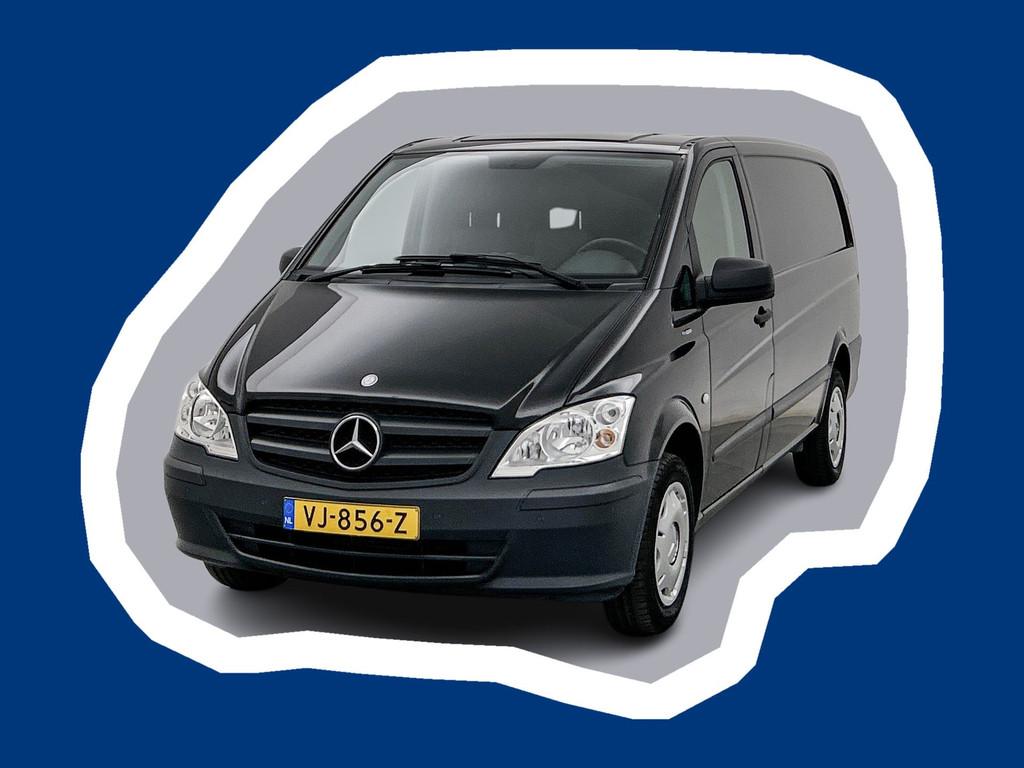 Mercedes-Benz Vito 110 CDI 320 Functional Lang Trekhaak Airc, Euro 5, Gebruikt, 4 cilinders, Zwart
