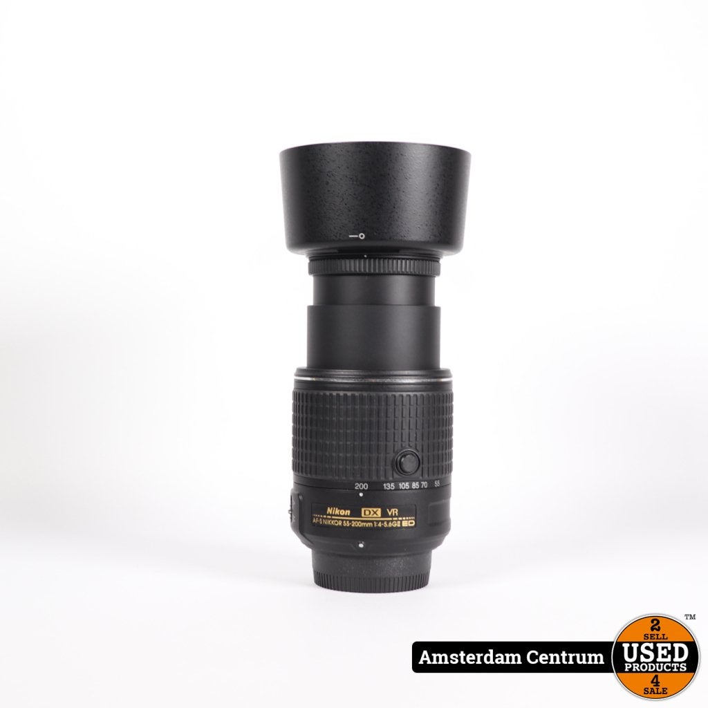Nikon Nikkor 55-200MM Lens  DX VR - Incl. Garantie (B), Audio, Tv en Foto, Fotografie | Lenzen en Objectieven, Nikon, Gebruikt