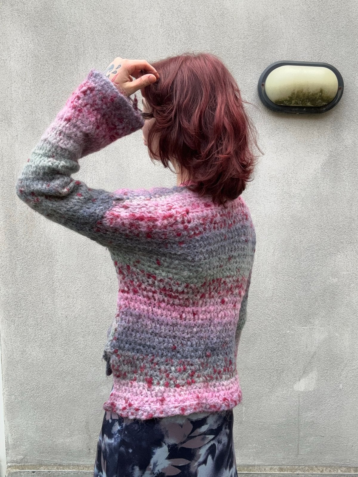 Handgemaakte Kleurrijke Trui - Uniek en Comfortabel, Ophalen of Verzenden, Zo goed als nieuw, Roze