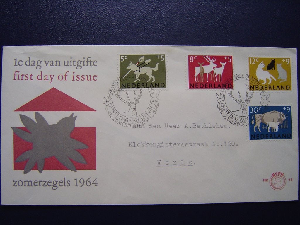 Honden 20x en katten 15x  en 2x FDC, Ophalen of Verzenden, Dier of Natuur
