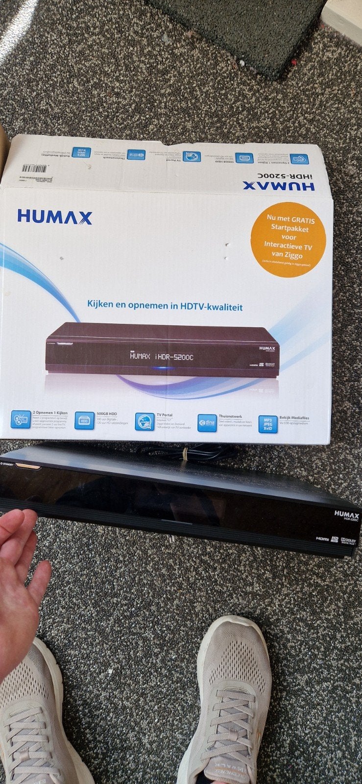 HUMAX iHDR-5200C Harddiskrecorder - HDTV-kwaliteit, Ophalen, Gebruikt, Harddiskrecorder