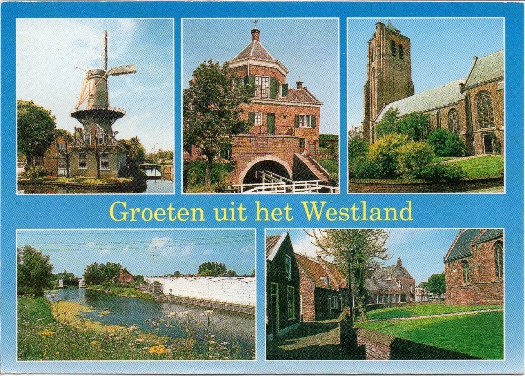Westland Groeten uit het, Ophalen of Verzenden, 1980 tot heden, Ongelopen, Zuid-Holland