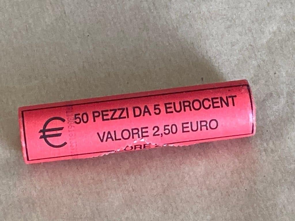 € 0,05 Zichtrol. Italië. 2018., Ophalen, Italië, 5 cent, Setje
