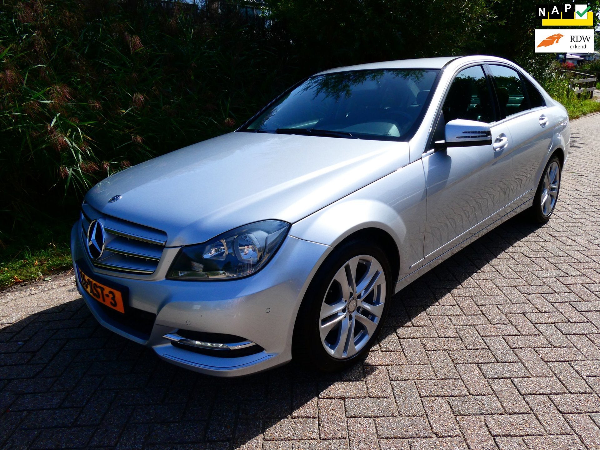 Mercedes-Benz C-klasse 180 K 156pk LPG-G3 Avantgarde Clima N, Auto's, Euro 5, Achterwielaandrijving, Leder en Stof, Handgeschakeld