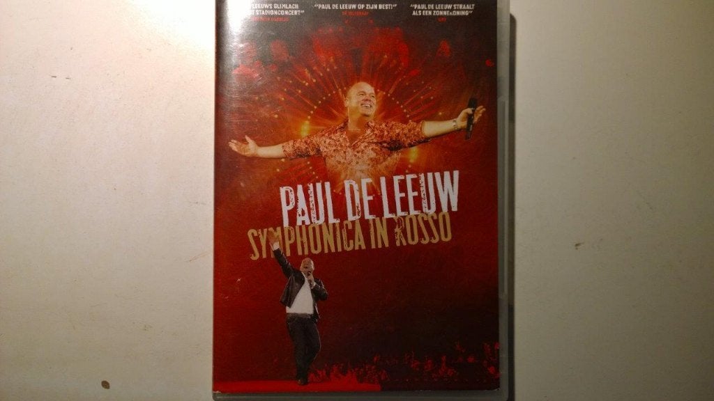 Paul de Leeuw - Symphonica In Rosso (DVD), Alle leeftijden, Ophalen of Verzenden, Zo goed als nieuw, Concert