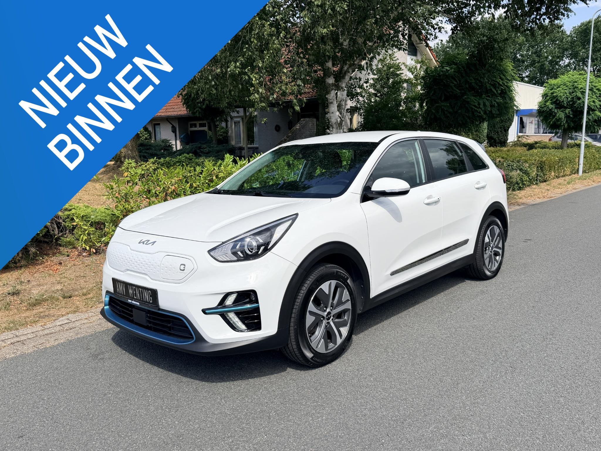 Kia e-Niro ComfortLine 64 kWh 204PK ACC•Camera•Keyless, Auto's, Kia, Gebruikt, 1712 kg, Leder en Stof, 628 min
