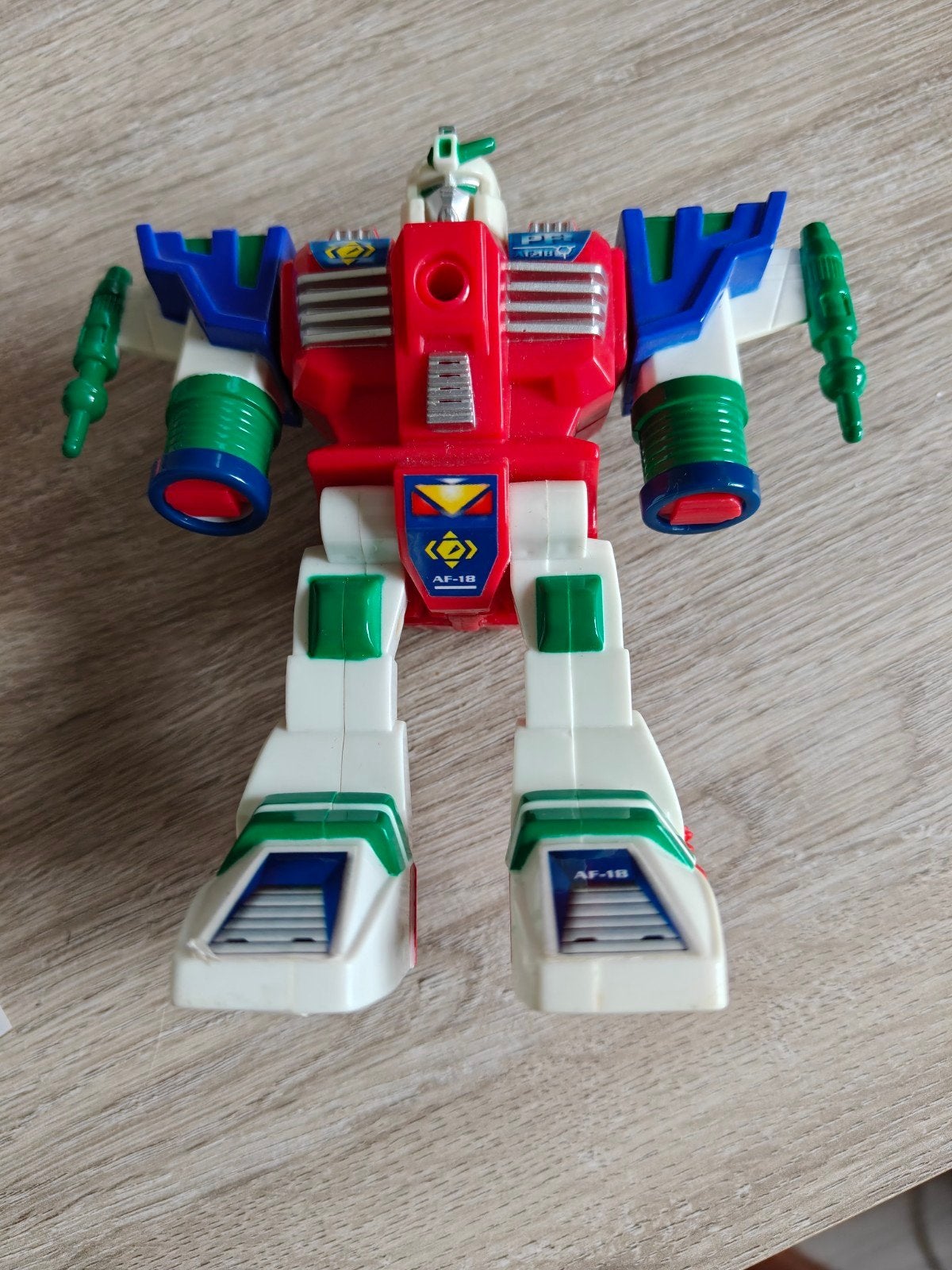 Vintage Transformatie Speelgoed Robot Vliegtuig Set, Ophalen of Verzenden, Gebruikt