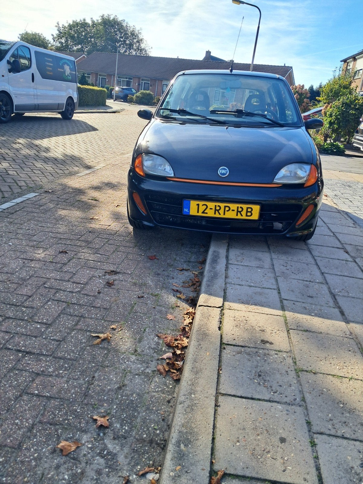 Fiat Seicento 1.1 2005 Zwart Verlaagd, JBL audio, Voorwielaandrijving, 4 stoelen, Zwart, Origineel Nederlands