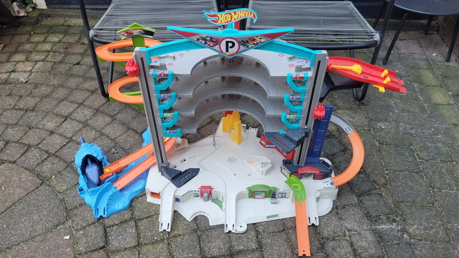 Hotwheels garage, Kinderen en Baby's, Ophalen, Gebruikt, Onderdelen, Hot Wheels
