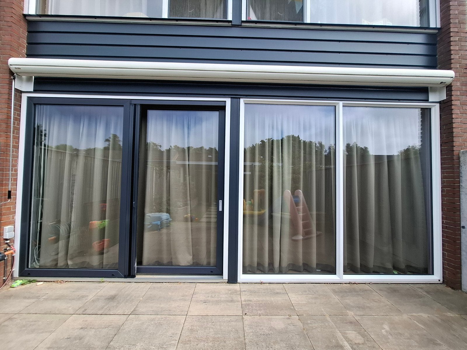 Grote schuifpui met hr++ glas ( beschikbaar eind feb 2027), Doe-het-zelf en Verbouw, Glas en Ramen, Ophalen, Gevelraam of Ruit