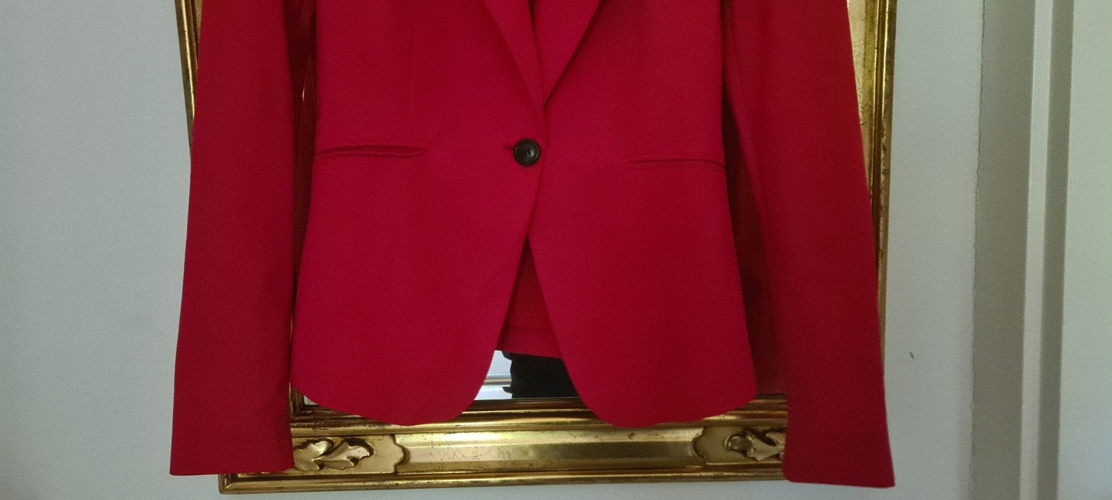 nieuwe rode blazer 34 XS Penn&Ink colbertje rood travelstof, Kleding | Dames, Penn & Ink, Nieuw, Ophalen of Verzenden, Jasje