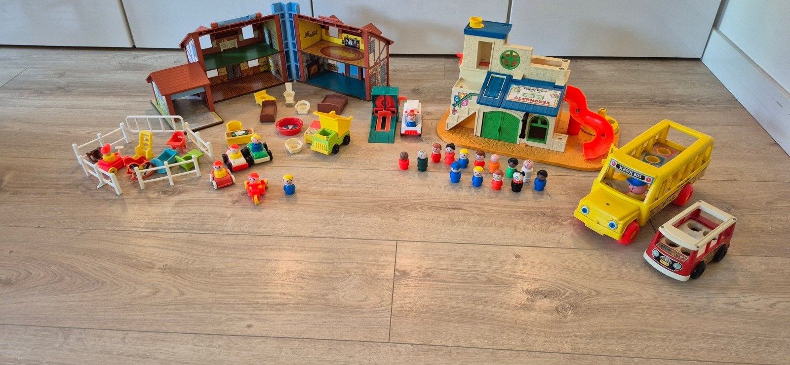 Grote set Fisher-Price Little People speelgoed, Ophalen, Gebruikt