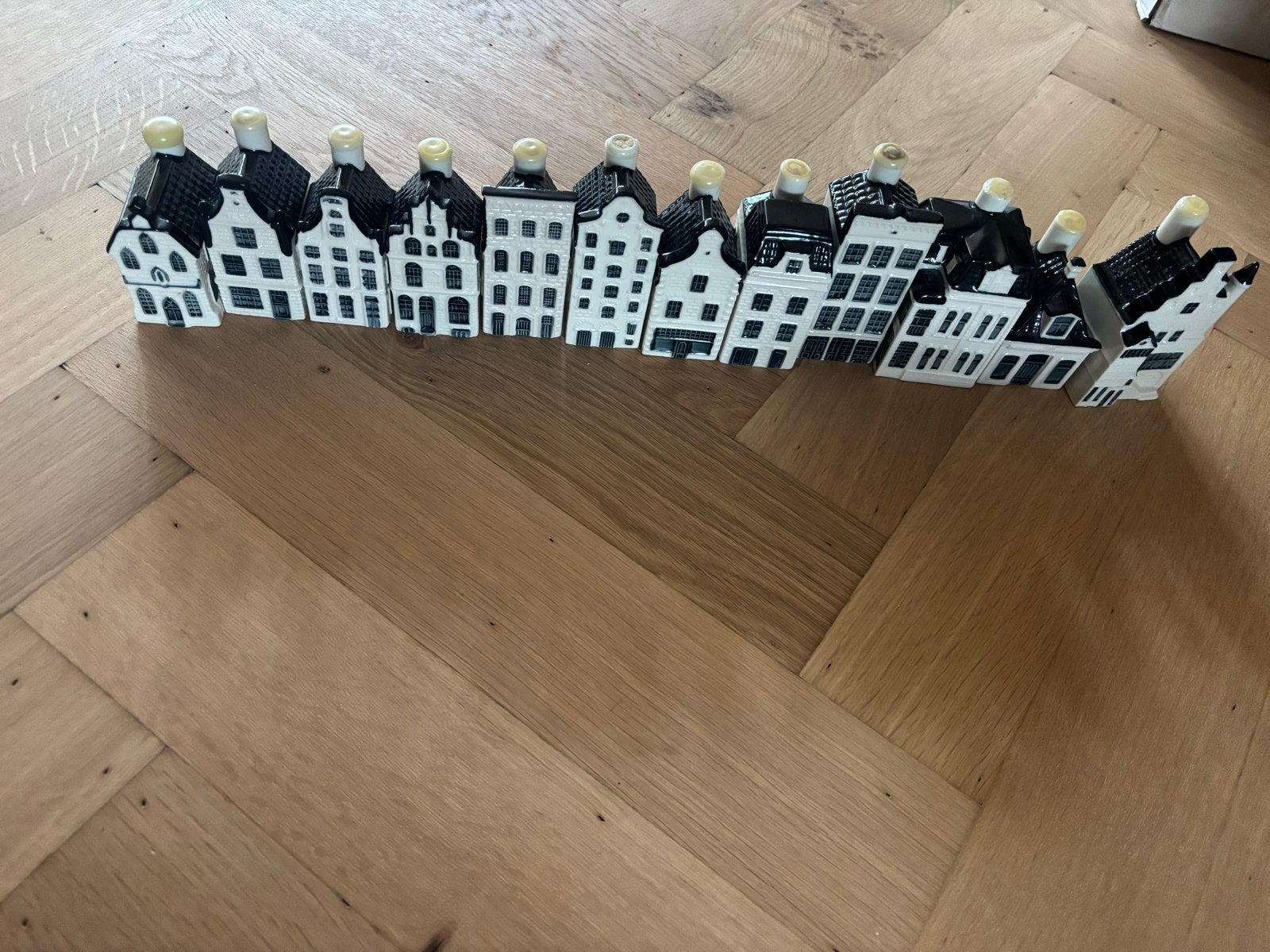 KLM BOLS Delfts Blauw Huisjes Collectie (15 stuks), Ophalen of Verzenden, Zo goed als nieuw
