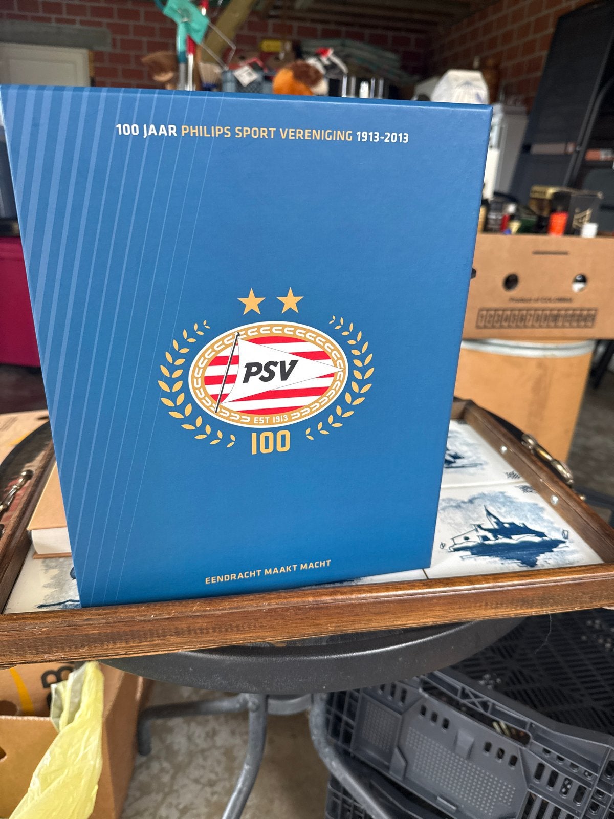 PSV 100 Jaar Philips Sport Vereniging 1913-2013 Boek, Ophalen, Zo goed als nieuw, Balsport