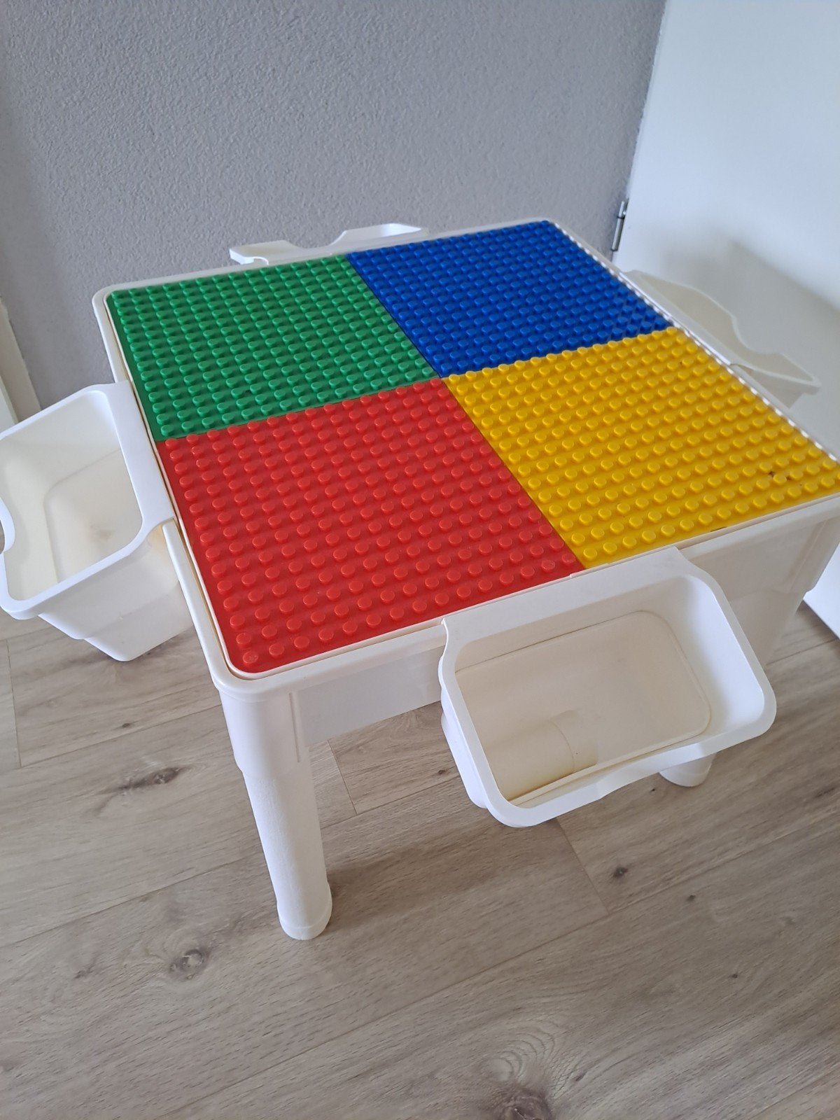Duplo opberger/speeltafel, Ophalen, Gebruikt