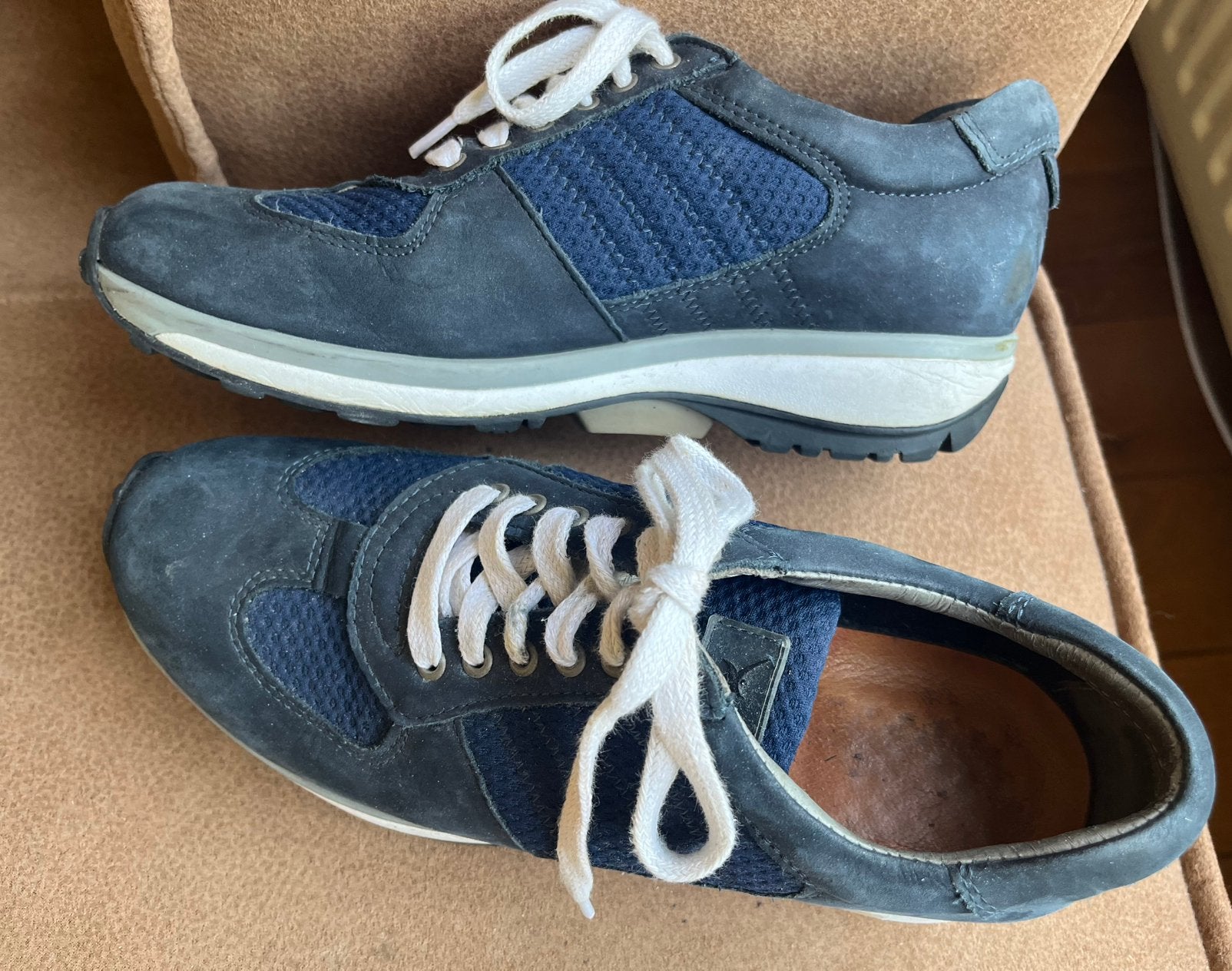 Xsensible schoenen maat 38G, Kleding | Heren, Schoenen, Ophalen, Gedragen, Blauw