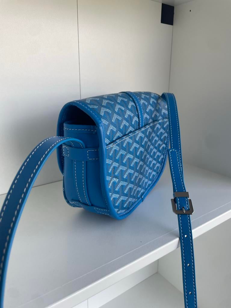 Goyard Schoudertasje - Blauw, Ophalen of Verzenden, Zo goed als nieuw