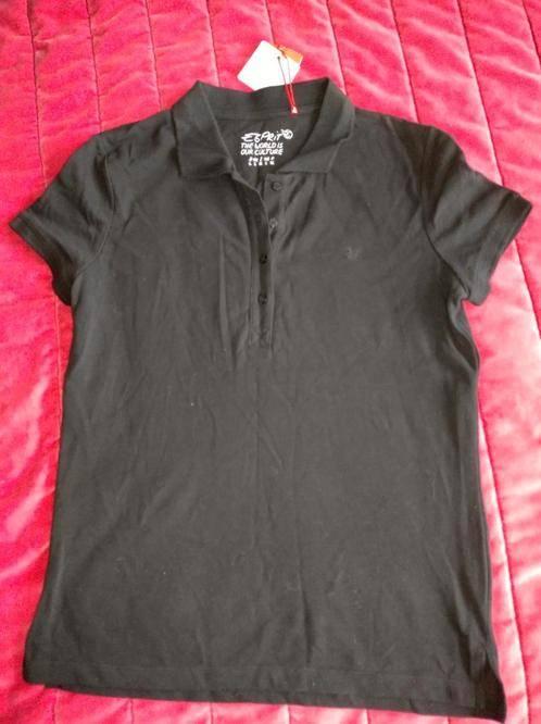 Esprit polo, Bruin, Verzenden, Maat 42/44 (L), Nieuw