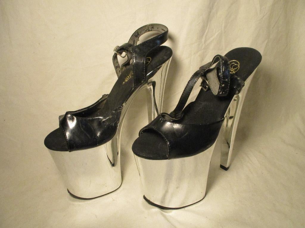 Pleaser schoenen met 21 cm hak, Kleding | Dames, Schoenen, Ophalen of Verzenden, Nieuw, Zwart