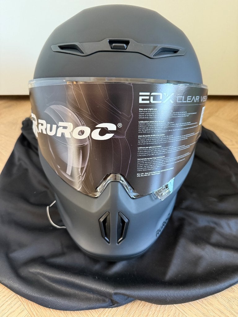 Ruroc EOX Black Matt - M, M, Dames, Integraalhelm, Ophalen