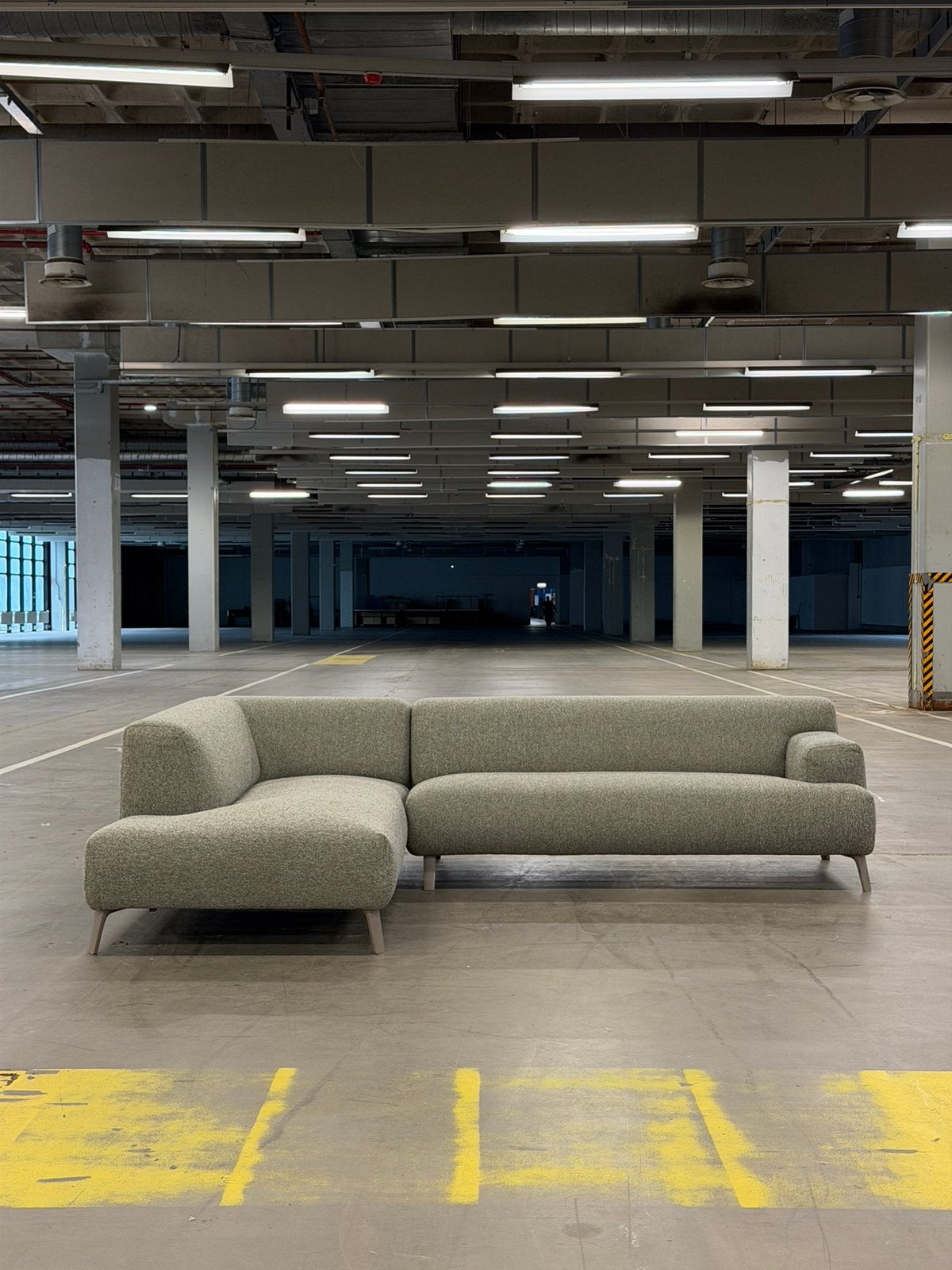 Leolux Oscar Hoekbank | Herb | NIEUWSTAAT + Garantie, Huis en Inrichting, Banken | Bankstellen, Overige materialen, Hoekbank, 300 cm of meer