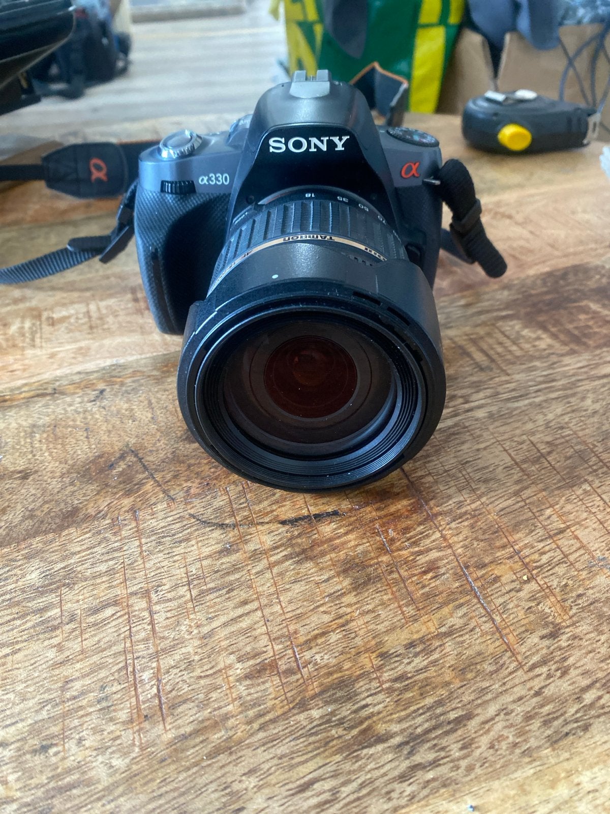Sony Alpha A330 Spiegelreflexcamera met Tamron lens, Audio, Tv en Foto, Gebruikt, Spiegelreflex, Ophalen of Verzenden, Sony