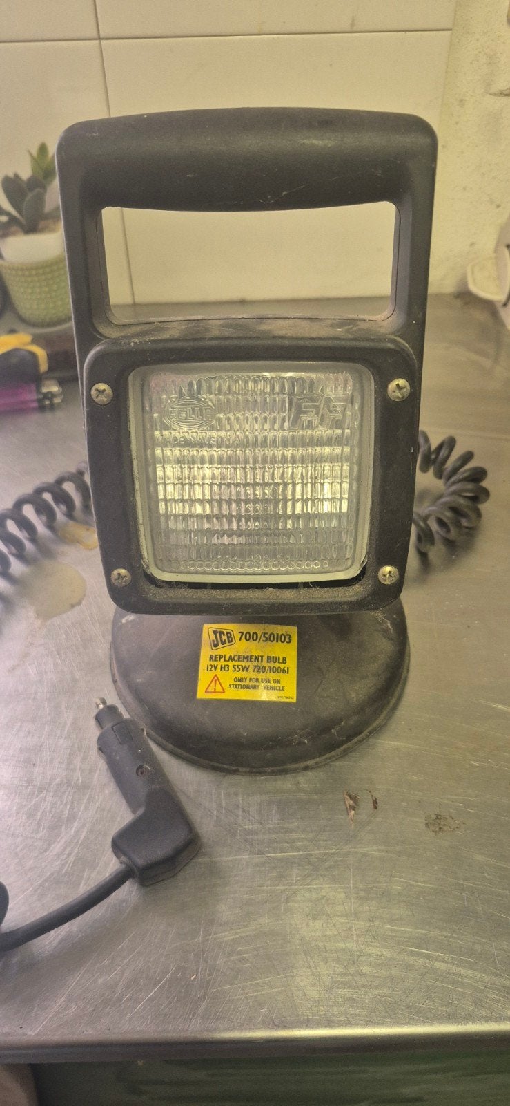 JCB Werklamp / Zoeklicht 12V H3 55W - Gebruikt, Ophalen of Verzenden