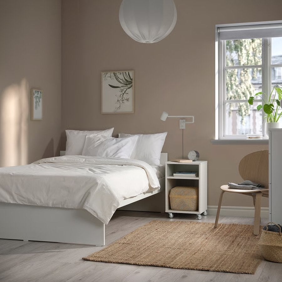 Ikea Vahils 140*200 met lattenbodem, 90 cm, Eenpersoons, Wit, Ophalen of Verzenden