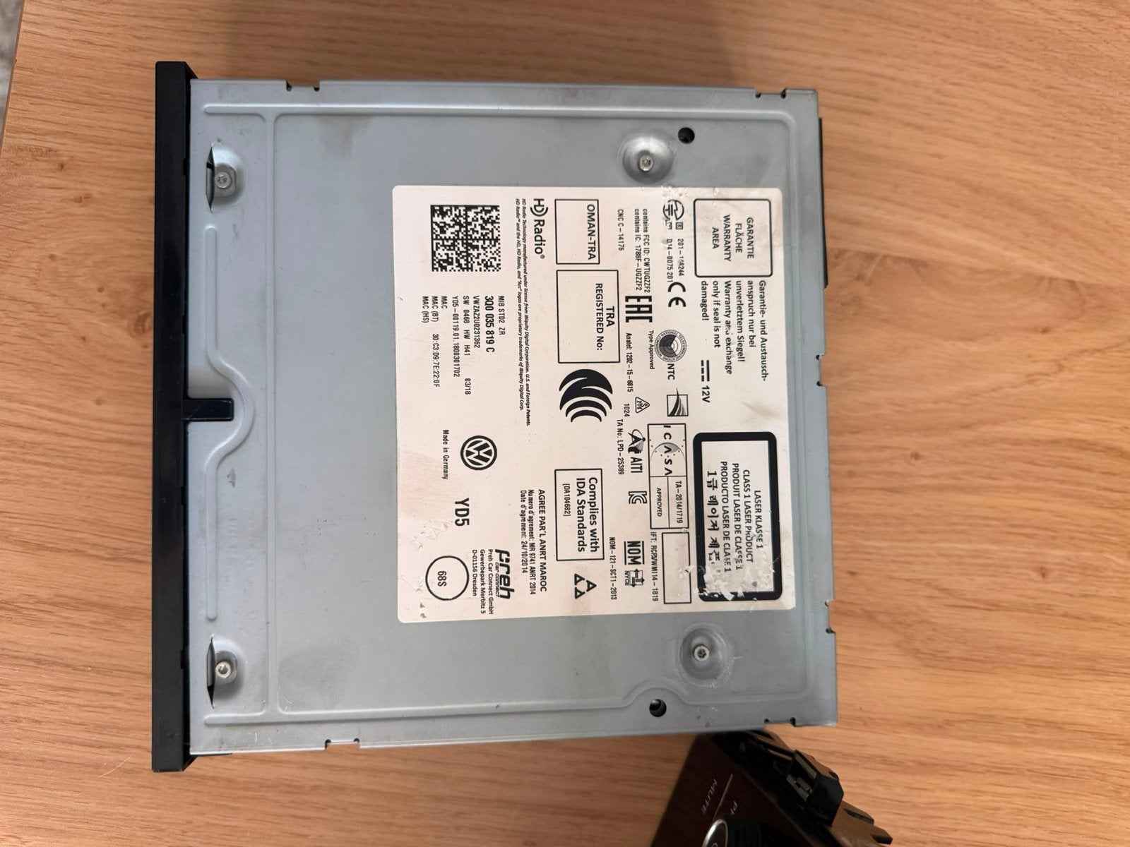 Volkswagen Discover Media MIB2 Navigatie Radio Module, Ophalen, Gebruikt
