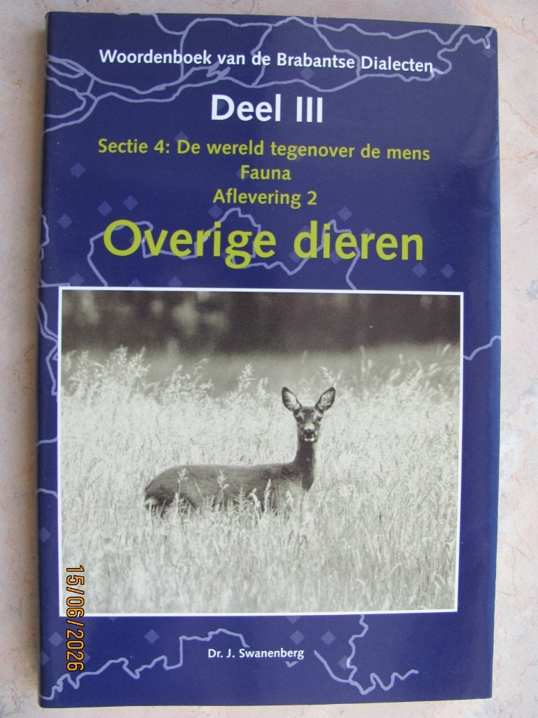 NIEUW Swanenberg OVERIGE DIEREN Woordenboek Brabants Dialect, Boeken, Nieuw, Ophalen of Verzenden, WO, Jos Swanenberg