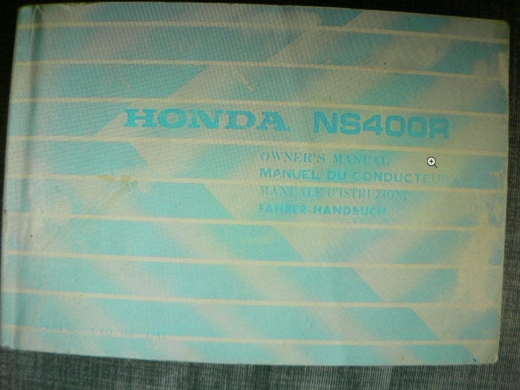 diverse honda ns400r motorboeken bladen folders etc wegracer, Ophalen of Verzenden, Honda