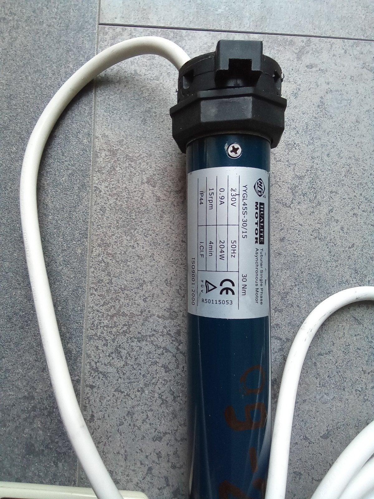 rolluiken motor, Doe-het-zelf en Verbouw, Rolluiken, Ophalen, Gebruikt, Wit