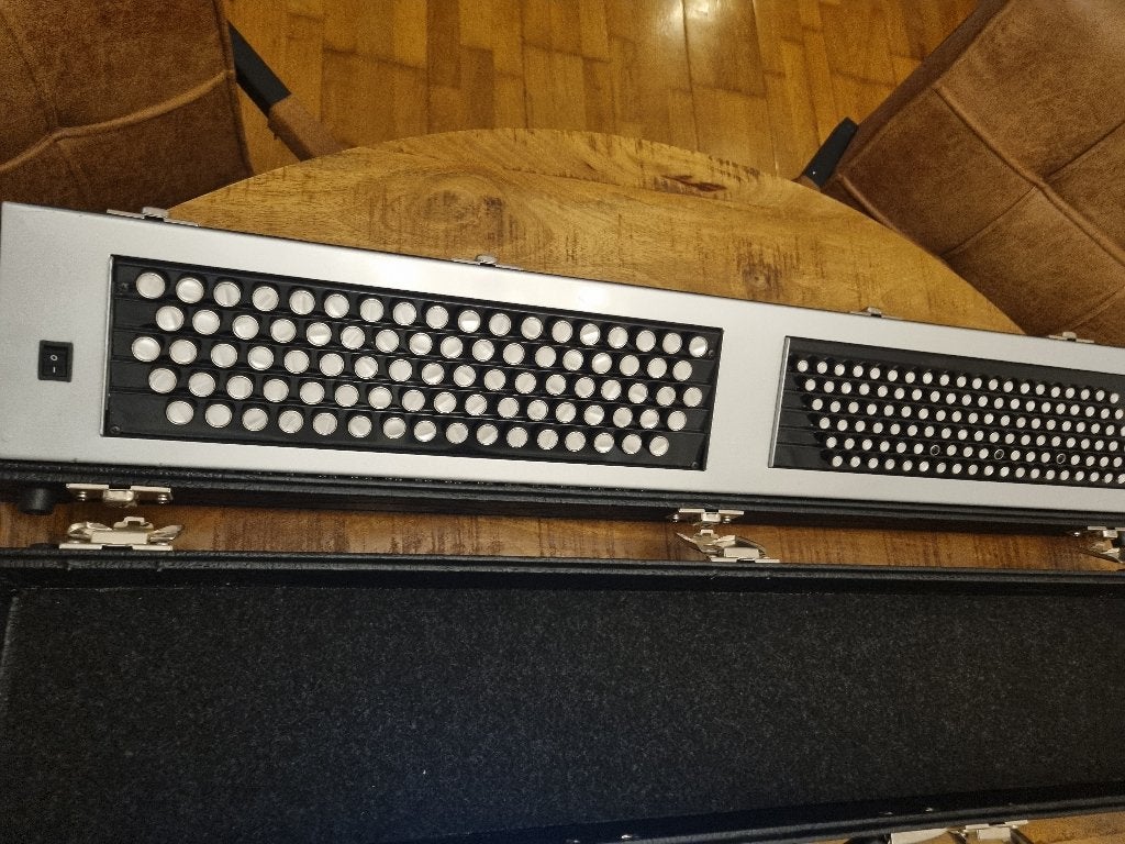 TE KOOP MIDI ACCORDEON KNOP/KNOP. NIEUW, Nieuw, Met koffer, Knopaccordeon, 120-bas