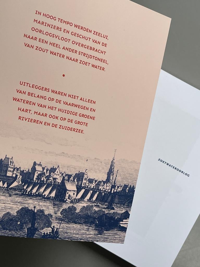 Marine - Zoetwateroorlog  Nieuw  2025, Ophalen of Verzenden, Marine, Nederland, Boek of Tijdschrift