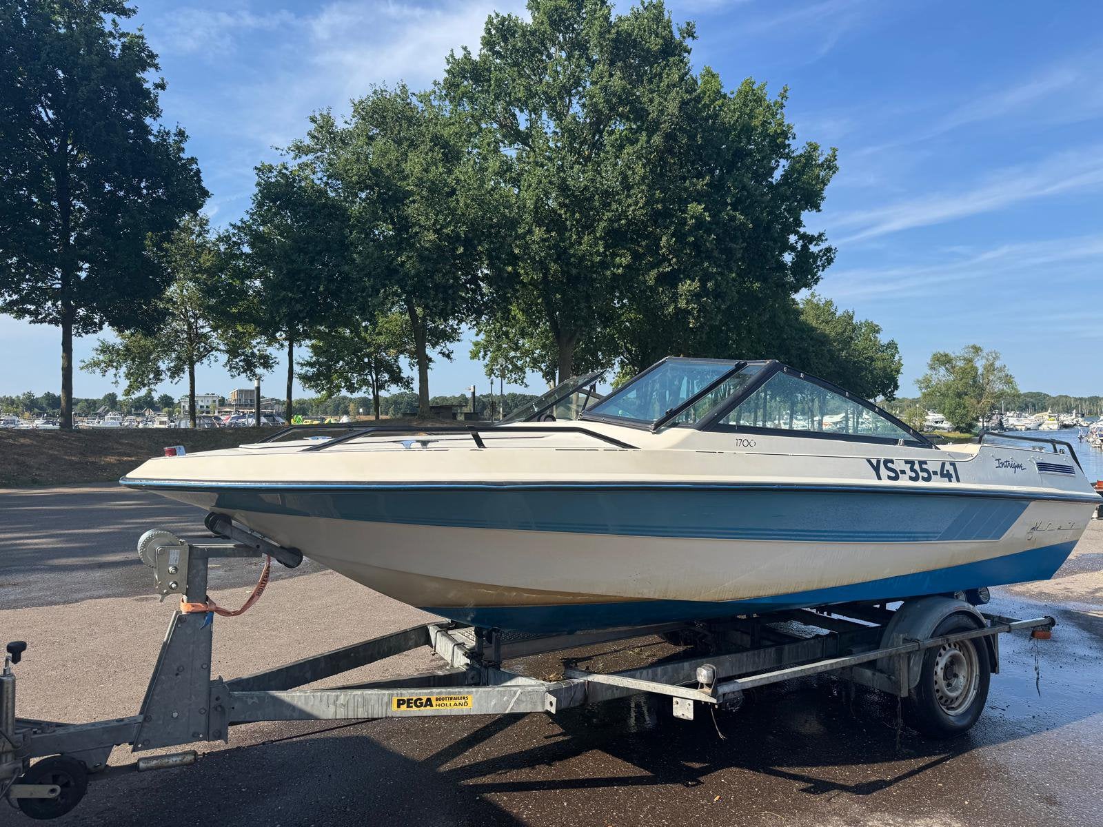Speedboot winner 120pk, Watersport en Boten, Bootonderdelen, Zo goed als nieuw, Motor en Techniek, Motorboot, Ophalen