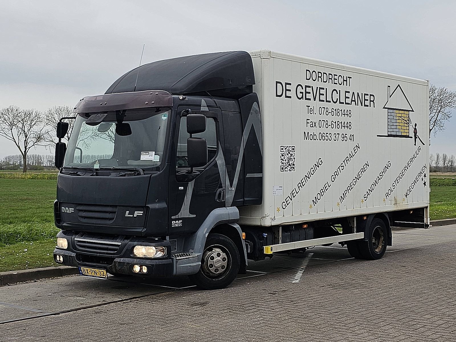 DAF LF 45.180 7.49t airco nl-truck, Automaat, Euro 5, Zwart, Origineel Nederlands